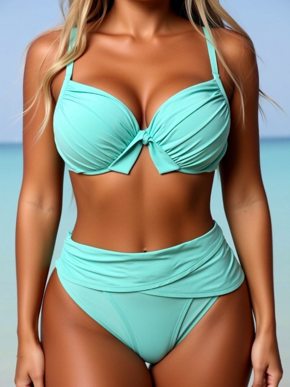Bleu Rod Beattie seaside blue Underwire Bikini
